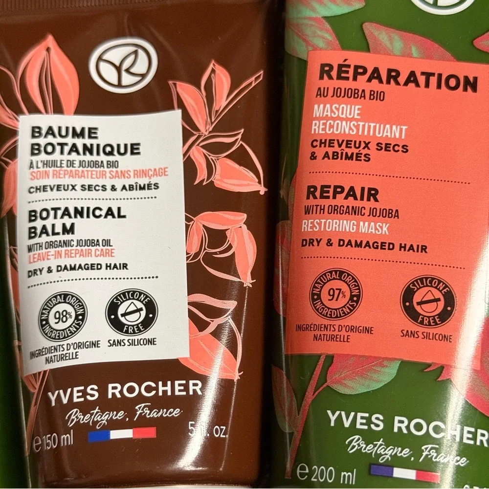 Yves Rocher France Hair Repair - Full Restoring Set